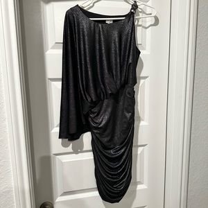 Short one shoulder dress